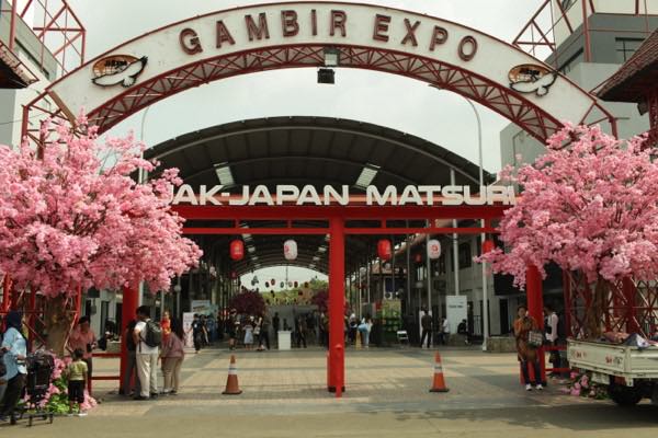 Gerbang masuk Gambir Expo bertema Jak-Japan Matsuri 2023